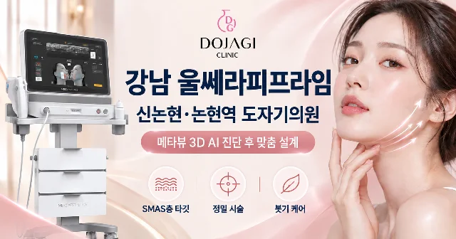 강남 울쎄라피프라임 하는 병원 — 신논현·논현역 도자기의원에서 받으세요